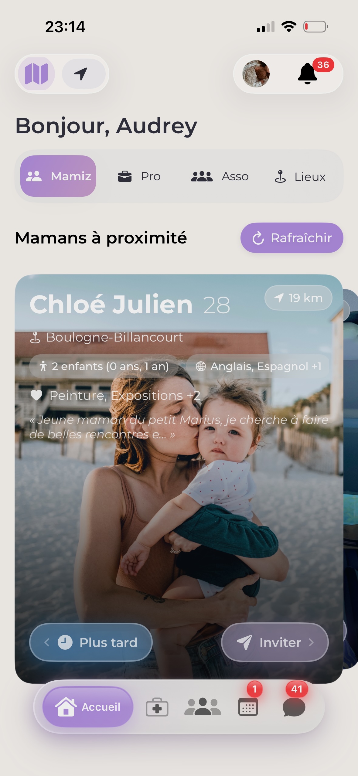 HelloMamiz - Matching